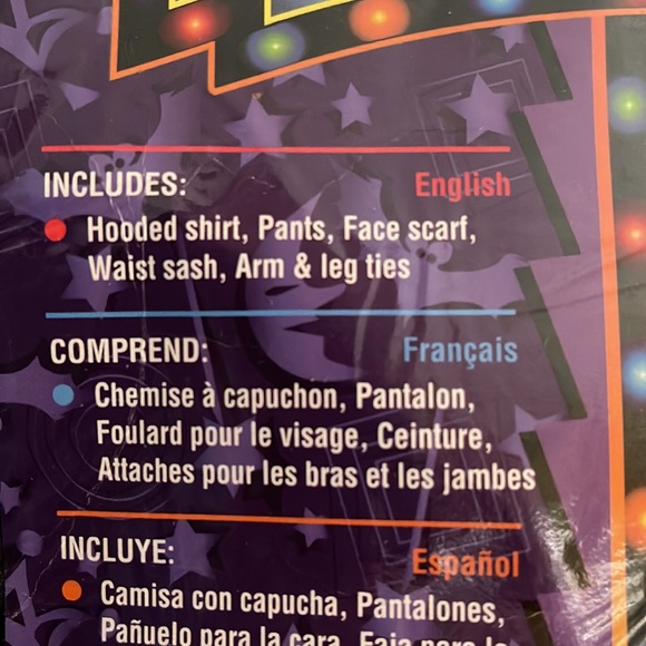 Brand New Rubie's Adult Ninja Costume Size Medium - Picture 2 of 4